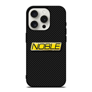 NOBLE CARBON LOGO iPhone 15 Pro Case Cover