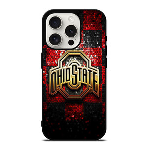 OHIO STATE LOGO FOOTBALL MOZAIC ICON iPhone 15 Pro Case Cover OHIO STATE LOGO FOOTBALL MOZAIC ICON iPhone 15 Pro Case Cover