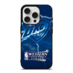 OKC OKLAHOMA CITY THUNDER NBA iPhone 15 Pro Case Cover