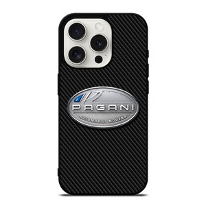 PAGANI AUTOMOBILI CARBON LOGO iPhone 15 Pro Case Cover