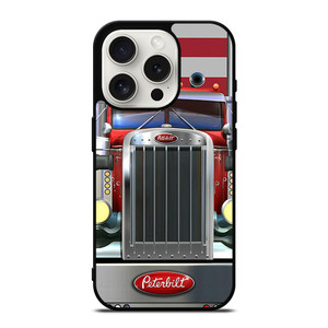 PETERBILT TRUCK AMERICAN FLAG iPhone 15 Pro Case Cover PETERBILT TRUCK AMERICAN FLAG iPhone 15 Pro Case Cover