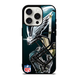 PHILADELPHIA EAGLES NFL HELMET iPhone 15 Pro Case Cover