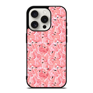 PINK FLAMINGO PATTERN iPhone 15 Pro Case Cover PINK FLAMINGO PATTERN iPhone 15 Pro Case Cover