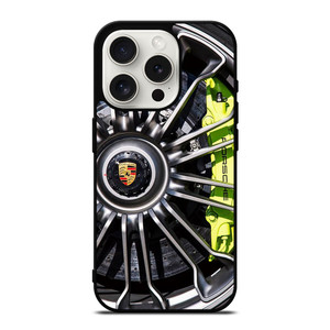 PORSCHE CAR ICON WHEEL LOGO iPhone 15 Pro Case Cover