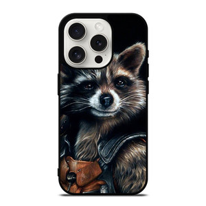 ROCKET RACCOON SMUDGE ART iPhone 15 Pro Case Cover