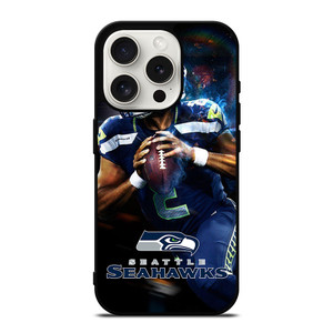 RUSSELL WILSON SEATTLE SEAHAWKS NFL iPhone 15 Pro Case Cover