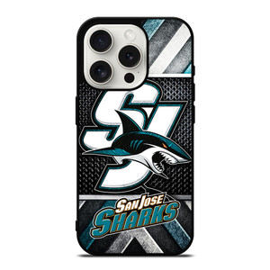 SAN JOSE SHARKS LOGO NHL iPhone 15 Pro Case Cover SAN JOSE SHARKS LOGO NHL iPhone 15 Pro Case Cover