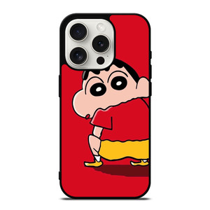 SHIN CHAN RED MINIMALIST iPhone 15 Pro Case Cover