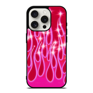 SNINY PINK FLAMES iPhone 15 Pro Case Cover SNINY PINK FLAMES iPhone 15 Pro Case Cover