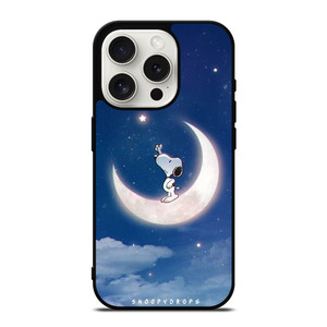 SNOOPY PEANUTS IN MOON iPhone 15 Pro Case Cover SNOOPY PEANUTS IN MOON iPhone 15 Pro Case Cover