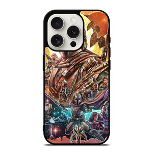STAR WARS MANDALORIAN COLLAGE iPhone 15 Pro Case Cover