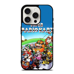 SUPER MARIO KART BROSS NINTENDO GAMES POSTER iPhone 15 Pro Case Cover