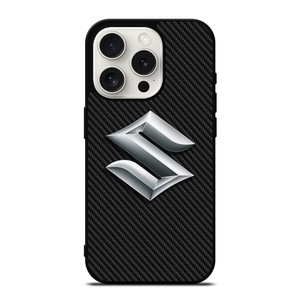 SUZUKI MOTOR CARBON LOGO iPhone 15 Pro Case Cover SUZUKI MOTOR CARBON LOGO iPhone 15 Pro Case Cover