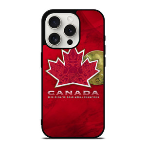 TEAM CANADA HOCKEY LOGO MARBLE iPhone 15 Pro Case Cover