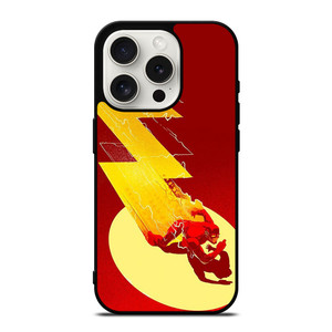 THE FLASH LOGO ART CARTOON iPhone 15 Pro Case Cover THE FLASH LOGO ART CARTOON iPhone 15 Pro Case Cover