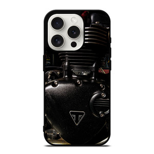 TRIUMPH MOTORCYCLE ENGINE iPhone 15 Pro Case Cover TRIUMPH MOTORCYCLE ENGINE iPhone 15 Pro Case Cover