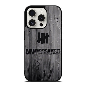 UNDEFEATED WOODEN iPhone 15 Pro Case Cover