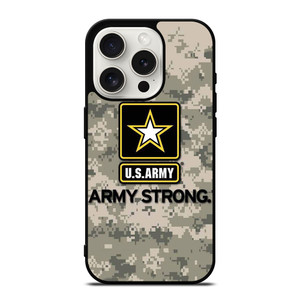 US ARMY ARMY STRONG CAMO iPhone 15 Pro Case Cover