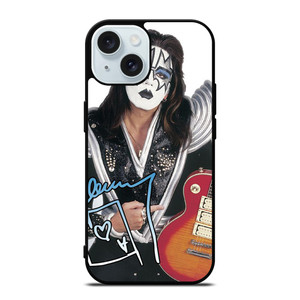 ACE FREHLEY AND GUITAR KISS BAND  iPhone 15 Case Cover