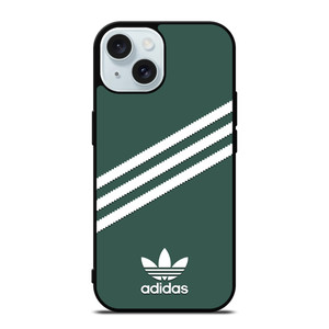 ADIDAS ORIGINALS STRIPES GREEN iPhone 15 Case Cover