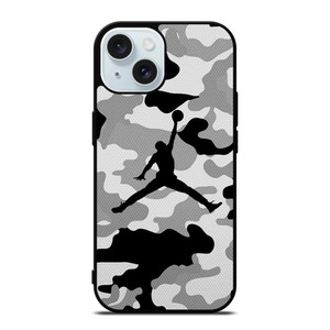 AIR JORDAN CAMO iPhone 15 Case Cover