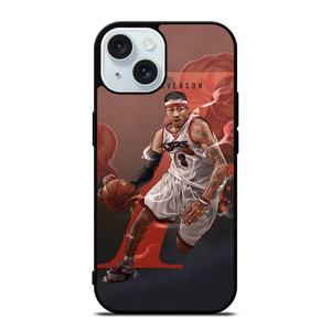 ALLEN IVERSON SIXERS NBA BASKETBALL iPhone 15 Case Cover