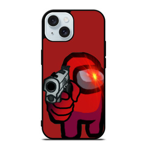 AMONG US IMPOSTOR RED iPhone 15 Case Cover AMONG US IMPOSTOR RED iPhone 15 Case Cover