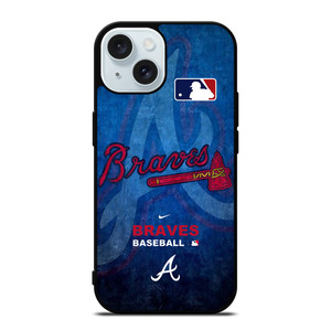 ATLANTA BRAVES LOGO MLB iPhone 15 Case Cover