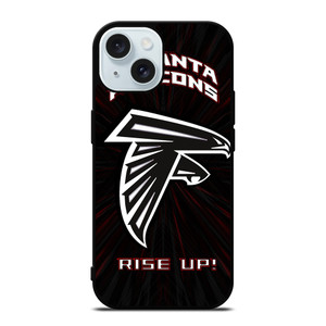 ATLANTA FALCONS RISE UP LOGO iPhone 15 Case Cover