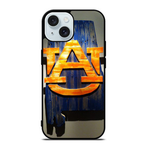 AUBURN TIGERS WOODEN ICON iPhone 15 Case Cover