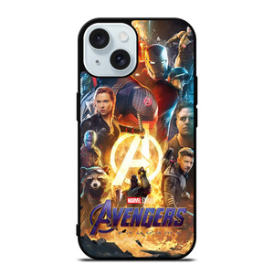 AVENGERS ENDGAME ALL HERO iPhone 15 Case Cover AVENGERS ENDGAME ALL HERO iPhone 15 Case Cover