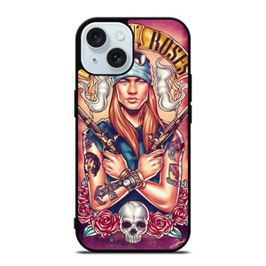 AXL GUNS N ROSES GNR iPhone 15 Case Cover