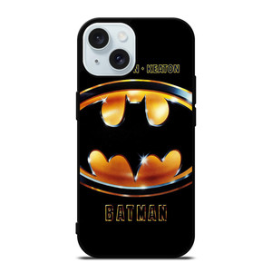 BATMAN LOGO VINTAGE KEATON iPhone 15 Case Cover