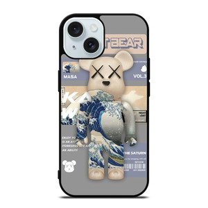 BEARBRICK ROBOT STYLE KAWS iPhone 15 Case Cover