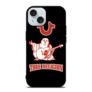 BIG BUDDHA TRUE RELIGION LOGO iPhone 15 Case Cover BIG BUDDHA TRUE RELIGION LOGO iPhone 15 Case Cover