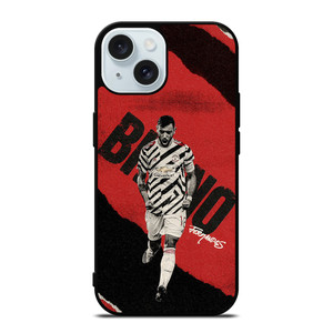 BRUNO FERNANDES MANCHESTER UNITED 3RD KIT iPhone 15 Case Cover