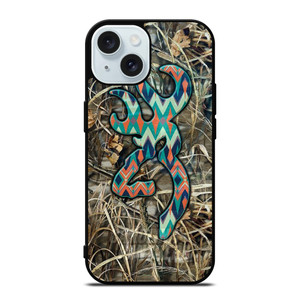 CAMO BROWNING LOGO iPhone 15 Case Cover