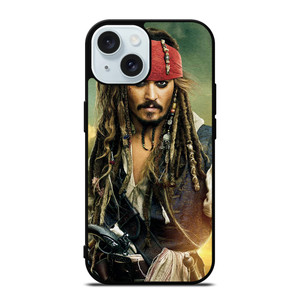 CAPTAIN JACK PIRATES OF THE CARIBBEAN iPhone 15 Case Cover CAPTAIN JACK PIRATES OF THE CARIBBEAN iPhone 15 Case Cover