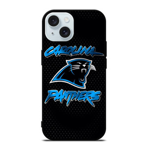 CAROLINA PANTHERS CARBON SYMBOL iPhone 15 Case Cover CAROLINA PANTHERS CARBON SYMBOL iPhone 15 Case Cover