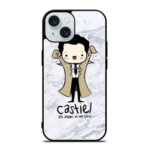 CASTIEL ANGEL OF THE LORD MARBLE iPhone 15 Case Cover CASTIEL ANGEL OF THE LORD MARBLE iPhone 15 Case Cover