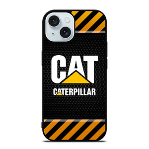 CAT CATERPILLAR METAL SYMBOL iPhone 15 Case Cover CAT CATERPILLAR METAL SYMBOL iPhone 15 Case Cover