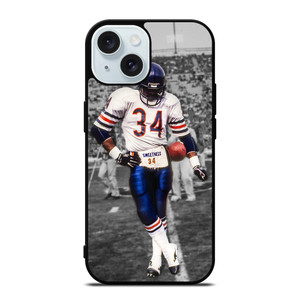 CHICAGO BEARS WALTER PAYTON 34 iPhone 15 Case Cover