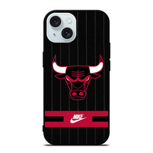CHICAGO BULLS NIKE STRIPE iPhone 15 Case Cover