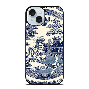 CHINESE BLUE ART iPhone 15 Case Cover