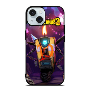 CLAPTRAP BORDERLANDS 3 GAME iPhone 15 Case Cover CLAPTRAP BORDERLANDS 3 GAME iPhone 15 Case Cover