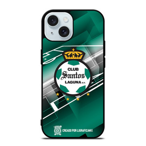 CLUB SANTOS LAGUNA FOOTBALL iPhone 15 Case Cover CLUB SANTOS LAGUNA FOOTBALL iPhone 15 Case Cover