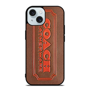 COACH LEATHERWARE EMBOSS iPhone 15 Case Cover