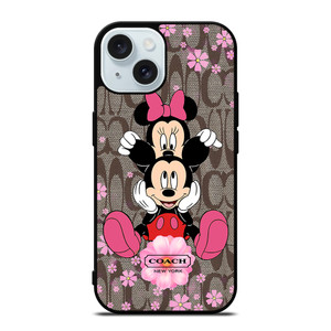 COACH MICKEY MINNIE iPhone 15 Case Cover