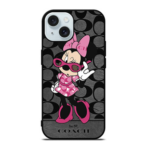 COACH MINNIE MOUSE CUTE iPhone 15 Case Cover