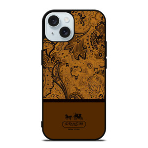 COACH NEW YORK BATIK iPhone 15 Case Cover COACH NEW YORK BATIK iPhone 15 Case Cover